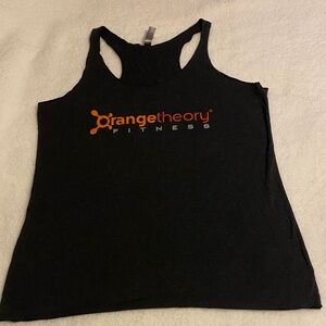 Orangetheory Black and Orange Tank Top